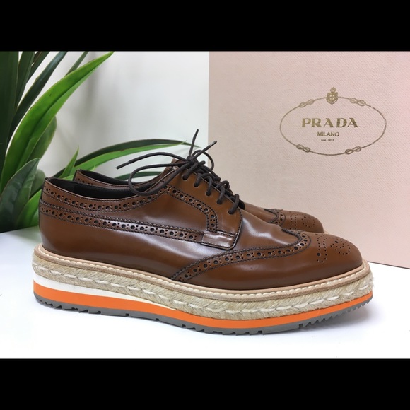 Prada Laced Shoes Size 38.5 - Picture 1 of 14